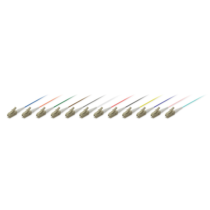 Equip 255643 cable de fibra optica 2 m LC/PC OM4 Multicolor