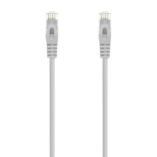 AISENS Cable de Red Latiguillo RJ45 LSZH Cat.6A 500 Mhz UTP AWG24, Gris, 20M