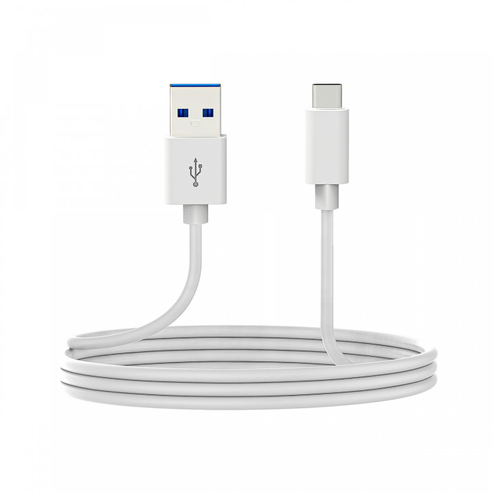 DCU Advance Tecnologic 30402065 cable USB 2 m USB 3.2 Gen 1 (3.1 Gen 1) USB C USB A Blanco