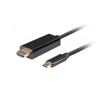 Lanberg CA-CMHD-10CU-0030-BK adaptador de cable de vÍ­deo 3 m USB Tipo C HDMI