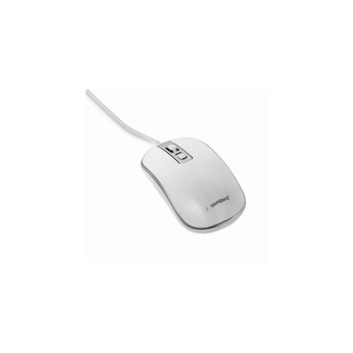 Gembird MUS-4B-06-WS ratón Ambidextro USB tipo A Í“ptico 1200 DPI