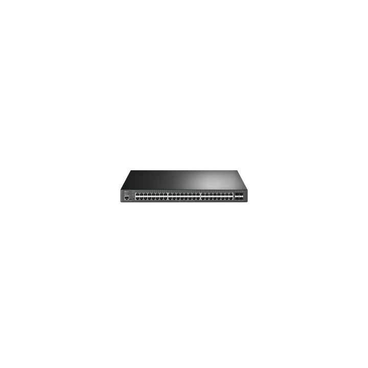 TP-Link TL-SG3452XP switch Gestionado L2+ Gigabit Ethernet (10/100/1000) EnergÍ­a sobre Ethernet (PoE) 1U Negro