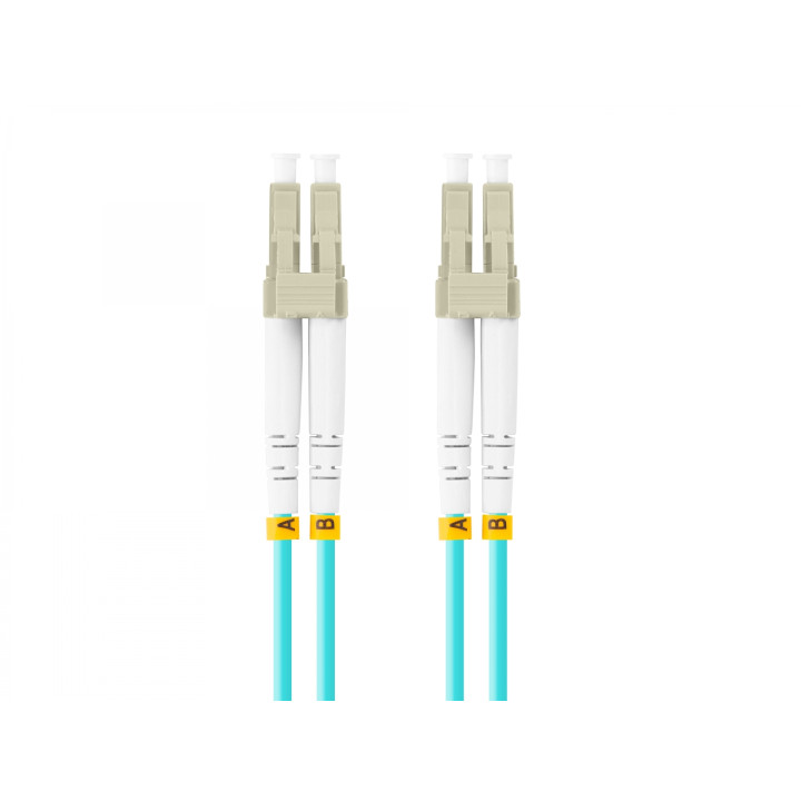 Lanberg FO-LULU-MD31-0030-TQ cable de fibra optica 3 m LC/UPC OM3 Color aguamarina