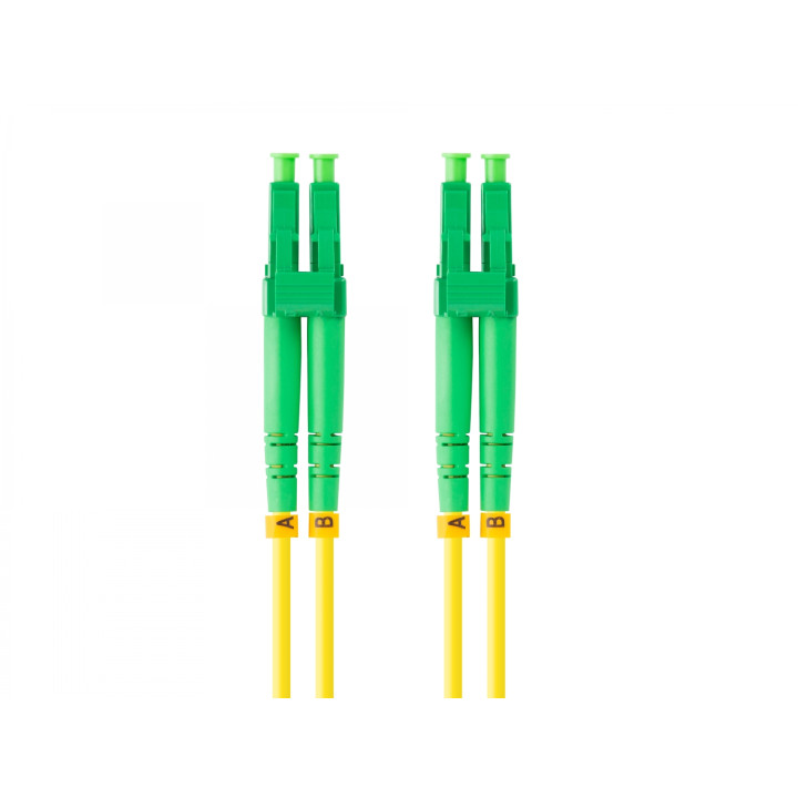 Lanberg FO-LALA-SD11-0010-YE cable de fibra optica 1 m LC/APC G.657.A1 Amarillo