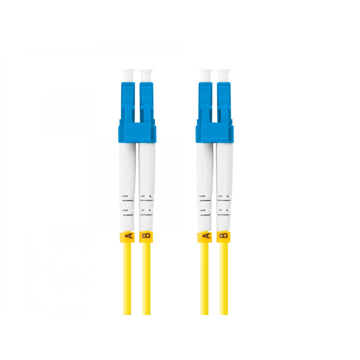 Lanberg FO-LULU-SD11-0010-YE cable de fibra optica 3 m LC/UPC G.657.A1 Amarillo