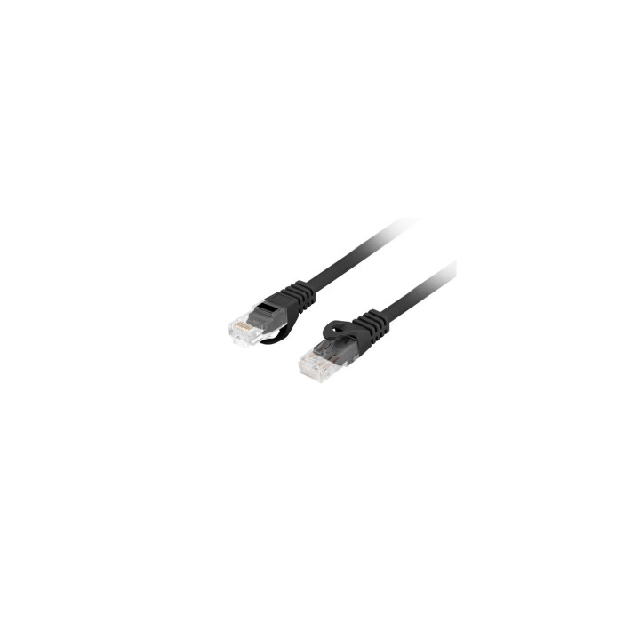 Lanberg PCU6-10CU-0150-BK cable de red Negro 1,5 m Cat6 U/UTP (UTP)