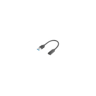 Lanberg AD-UC-UA-03 cable USB 0,15 m USB 3.2 Gen 1 (3.1 Gen 1) USB type A USB Tipo C Negro