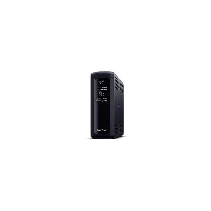 CyberPower VP1600EILCD sistema de alimentación ininterrumpida (UPS) LÍ­nea interactiva 1,6 kVA 960 W 8 salidas AC