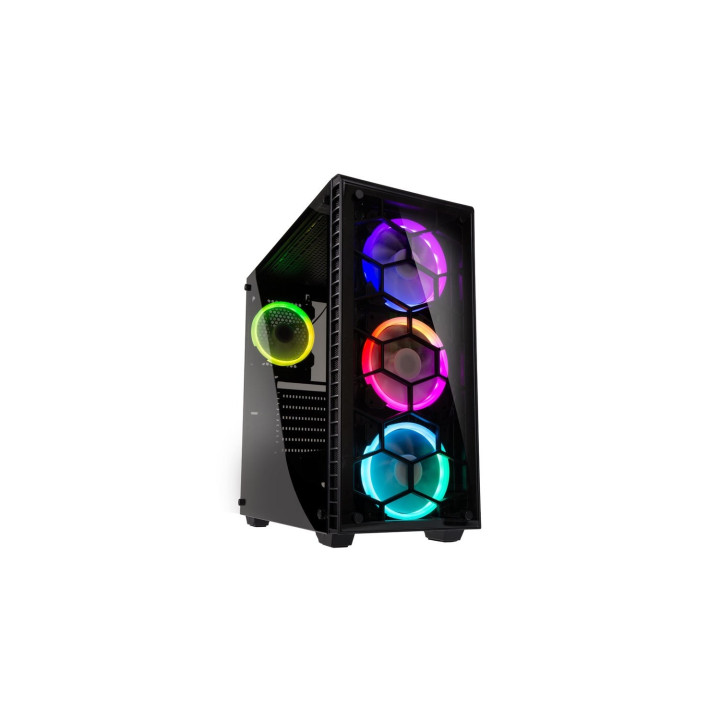 Kolink Observatory RGB Cristal Templado USB 3.0 Negra