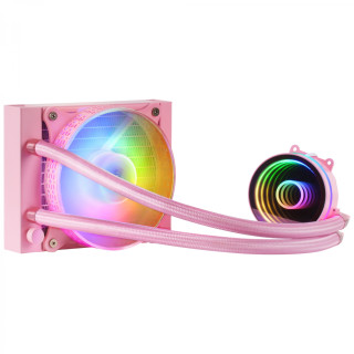 Mars Gaming ML-ONE120 Rosa Refrigeración LÍ­quida CPU TDP 200W Espejo Infinito Ventilador FRGB Silencioso Multisocket...