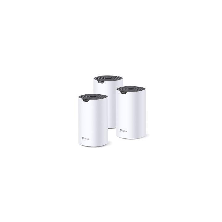 TP-Link Deco S7 (3-pack) Doble banda (2,4 GHz / 5 GHz) Wi-Fi 5 (802.11ac) Blanco, Negro Interno