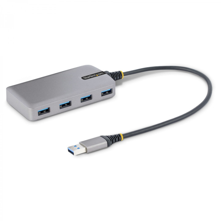 StarTech.com Hub USB de 4 Puertos - USB 3.0 de 5Gbps - Alimentado por el Bus - Concentrador de 4 Puertos USB-A con...