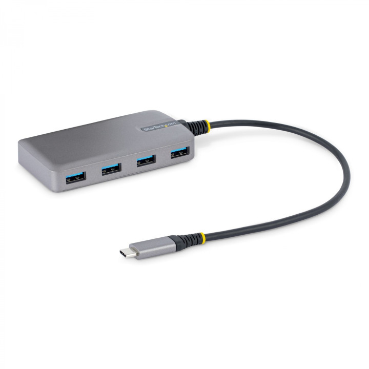 StarTech.com Hub USB de 4 Puertos USBA - USB 3.0 de 5Gbps - Alimentado por el Bus - Concentrador USB-C de 4 Puertos...