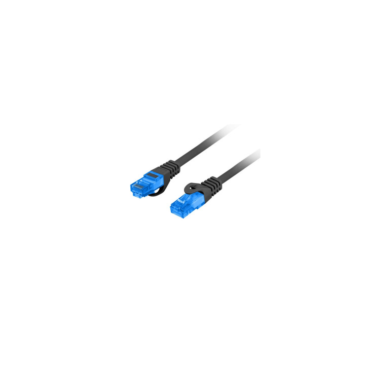 Lanberg PCF6A-10CC-0300-BK cable de red Negro 3 m Cat6a S/FTP (S-STP)