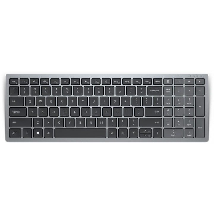 DELL KB740 teclado RF Wireless + Bluetooth QWERTY Español Gris, Negro
