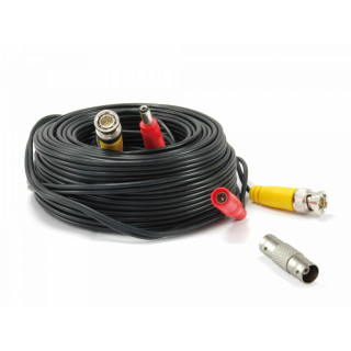 LevelOne CAS-5018 cable coaxial 18 m BNC CC Negro