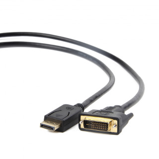 CABLE ADAPTADOR DISPLAYPORT MACHO A DVI MACHO 1.8M NEGRO CC-DPM-DVIM-6