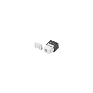 CONECTOR LANBERG KEYSTONE RJ45 HEMBRA EXTERNO LSA INTERNO SIN HERRAMIENTAS UTP CAT 6 PARA CABLES 22-26AWG KSU6-2000