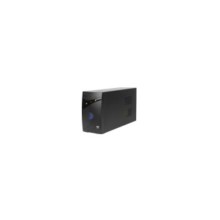 SAI LINEA INTERACTIVA WOXTER UPS 650 VA 360W 2XSCHUKO DISPLAY LED FUNCION AVR CARCASA METALICA NEGRO PE26-062