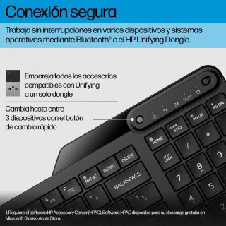 HP Teclado inalámbrico de modo dual 475