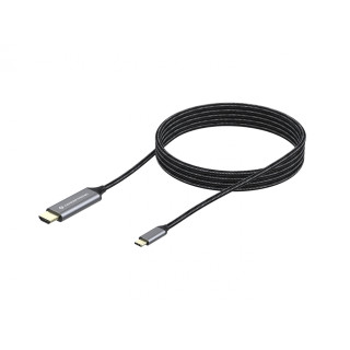 Conceptronic ABBY10G adaptador de cable de vÍ­deo 2 m USB Tipo C HDMI Gris