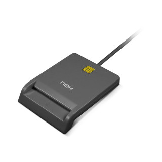 NOX Lite Card ID lector de tarjeta inteligente Interior USB USB 2.0 Negro