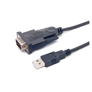 Equip 133391 cable de serie Negro 1,5 m USB tipo A DB-9