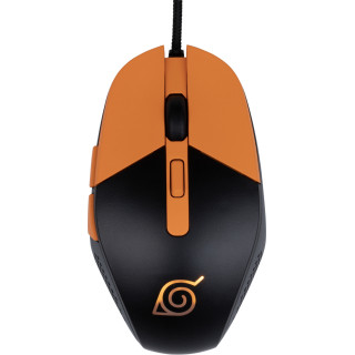 Konix Naruto KX GAMING MOUSE ratón Juego Ambidextro USB tipo A Óptico 3600 DPI