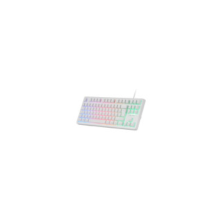 Mars Gaming MK023, Teclado Gaming TKL, Tecnología Híbrida H-Mech, Iluminación FRGB Rainbow, Anti-ghosting, Compatibilidad…