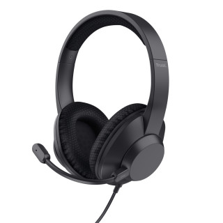 Trust Ayda Max Auriculares Alámbrico Diadema Llamadas/Música USB Type-C / USB Type-A Negro