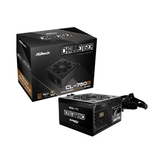 Asrock Challenger CL-750B unidad de fuente de alimentación 750 W 20+4 pin ATX ATX Negro