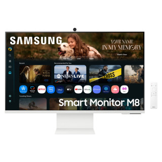 Samsung M8 M80F pantalla para PC 81,3 cm (32") 3840 x 2160 Pixeles 4K Ultra HD LCD Blanco