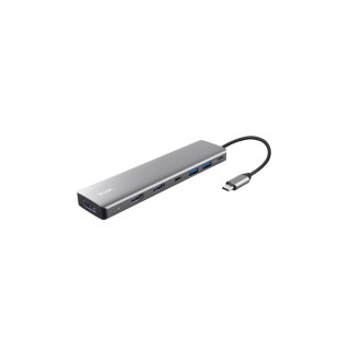 Trust 25661 hub de interfaz USB Tipo C Aluminio