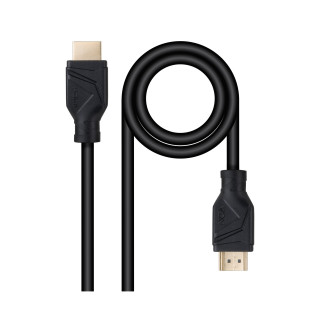 Nanocable Cable HDMI V2.1 8K@60Hz 48Gbps CCS, A/M-A/M, Negro, 1 m