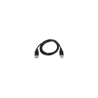 CABLE USB 2.0-A M A USB 2.0-A H 1MT NANOCABLE 10.01.0202-BK