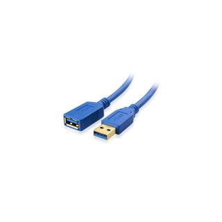 CABLE USB NANO CABLE USB3.0 A/M - USB3.0 A/H 2.0M AZUL