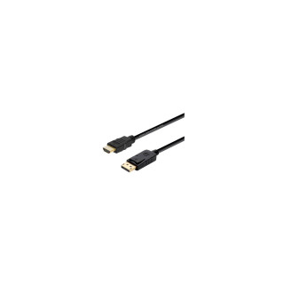 CABLE AISENS DISPLAYPORT MACHO A HDMI MACHO 2M NEGRO A125-0364