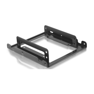 ADAPTADOR METÍLICO AISENS PARA BAHÍA DE 3.5 A 2.5 PERMITE INSTALAR 2 DISCOS 2.5 A129-0150