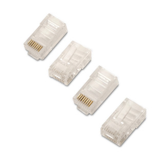 BOLSA 100 CONECTORES RJ45 AISENS 8 HILOS CAT.5E AWG24 A138-0292