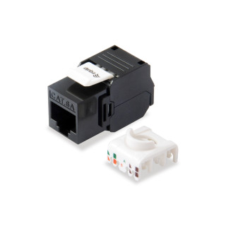 Equip cable gender changer RJ-45, LSA Negro