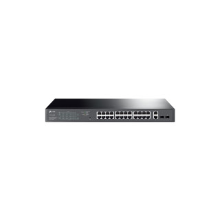 TP-LINK TL-SG1428PE switch Gestionado Gigabit Ethernet 10/100/1000 EnergÍ­a sobre Ethernet PoE 1U Negro