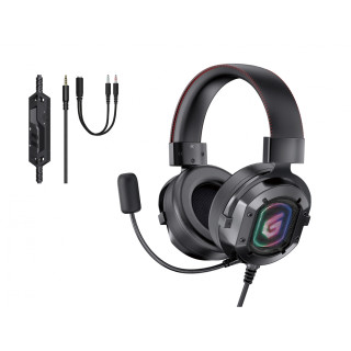 Conceptronic Auricular y casco Auriculares Alámbrico Diadema Juego Negro