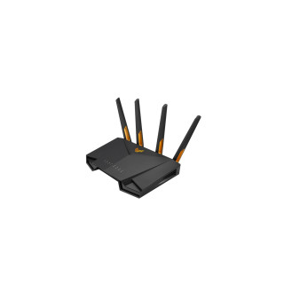 ASUS 90IG0790-MO3B00 router inalámbrico Gigabit Ethernet Doble banda (2,4 GHz / 5 GHz) Negro, Naranja