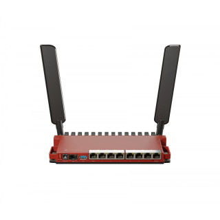 Mikrotik L009UiGS-2HaxD-IN router inalámbrico Gigabit Ethernet Banda única (2,4 GHz) Rojo