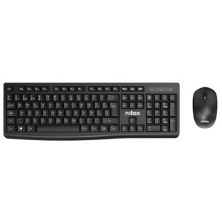 Nilox NXKMWE012 teclado Ratón incluido RF inalámbrico Español Negro