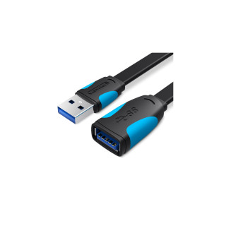 Vention Cable Alargador USB 3.0 VAS-A13-B200/ USB Macho - USB Hembra/ 2m/ Negro y Azul