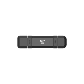 Silicon Power DS72 unidad flash USB 1 TB USB Type-A / USB Type-C 3.2 Gen 2 (3.1 Gen 2) Negro