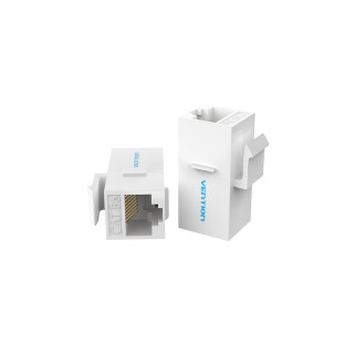 Vention Adaptador Conector RJ45 VDD-B07-W Cat5 UTP/ RJ45 Hembra - RJ45 Hembra/ Blanco