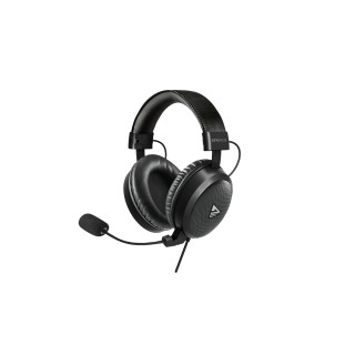 Savio Stratus Auriculares Alámbrico gancho de oreja Juego Negro