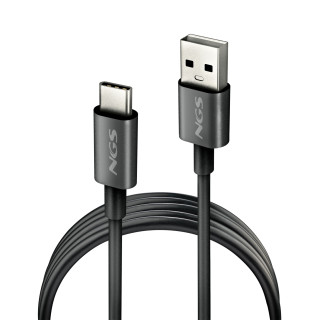 NGS ZYRO-AC cable USB USB 2.0 1 m USB A USB C Negro